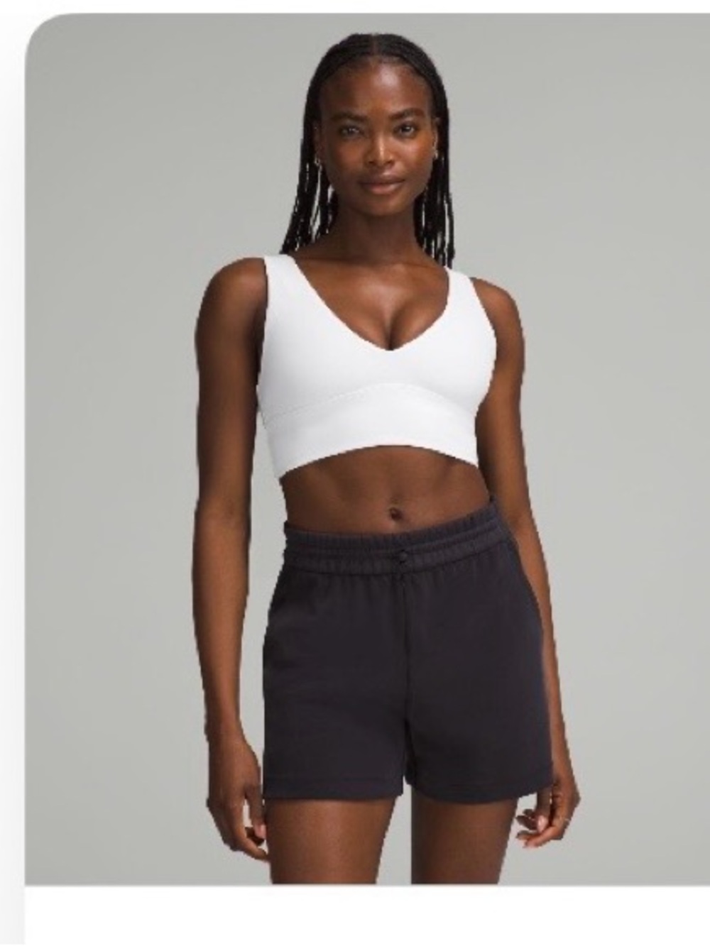 lululemon athletica White align V-Neck Sports Bra